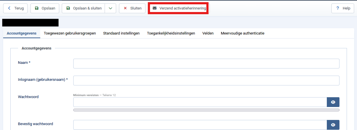 joomla6 activeringsherinnering