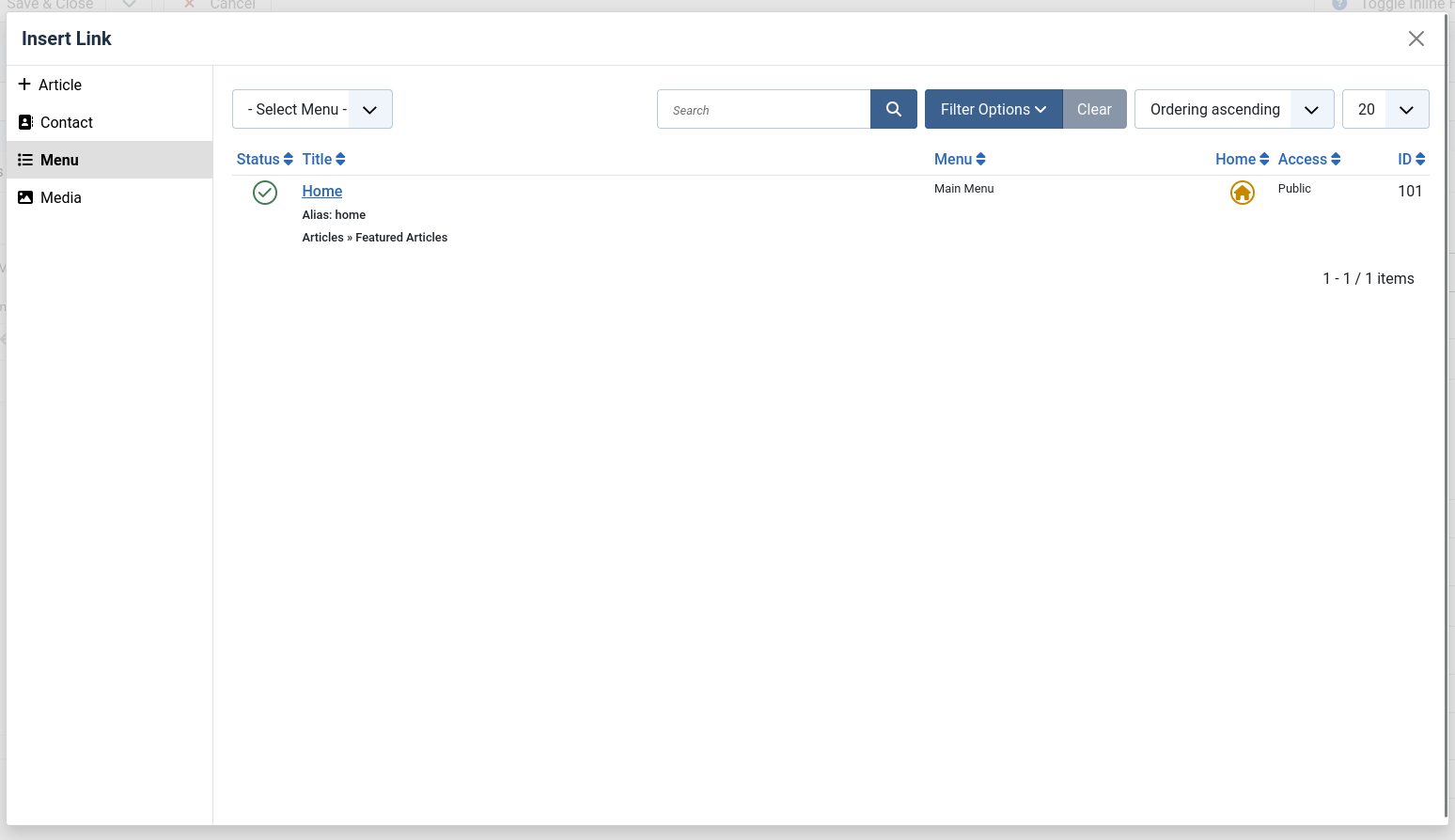 joomla62 tinymce links