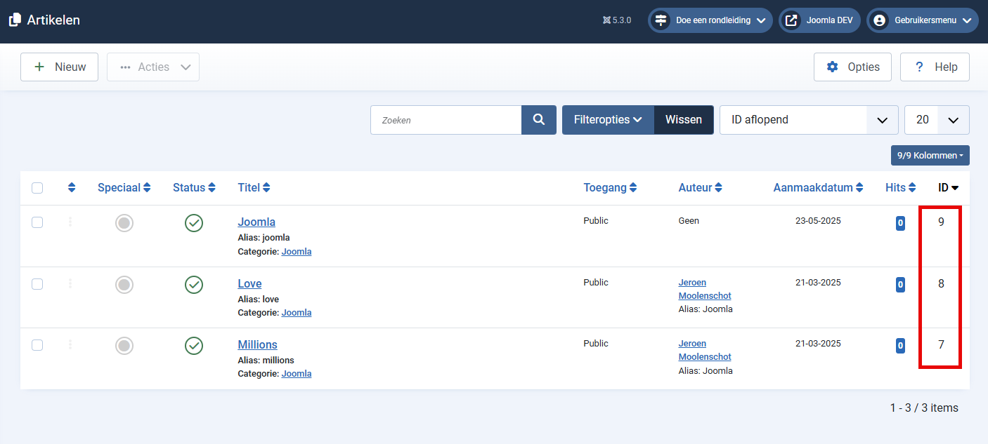 joomla38 routing artid