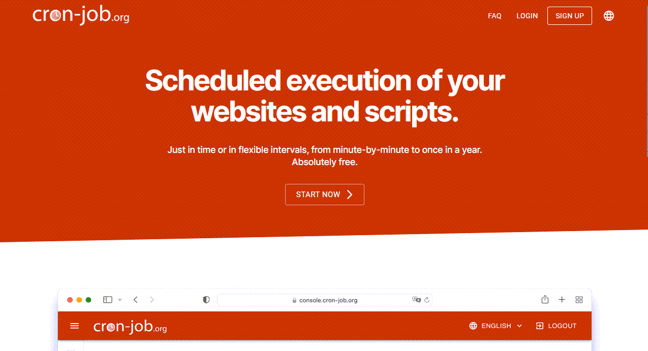 geplande taken cron job website