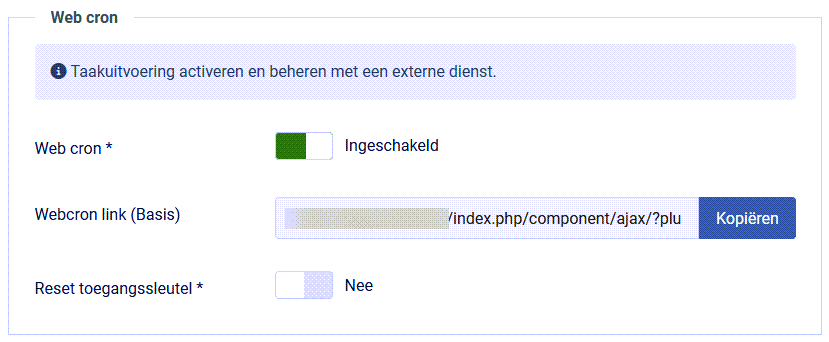 geplande taken web cron