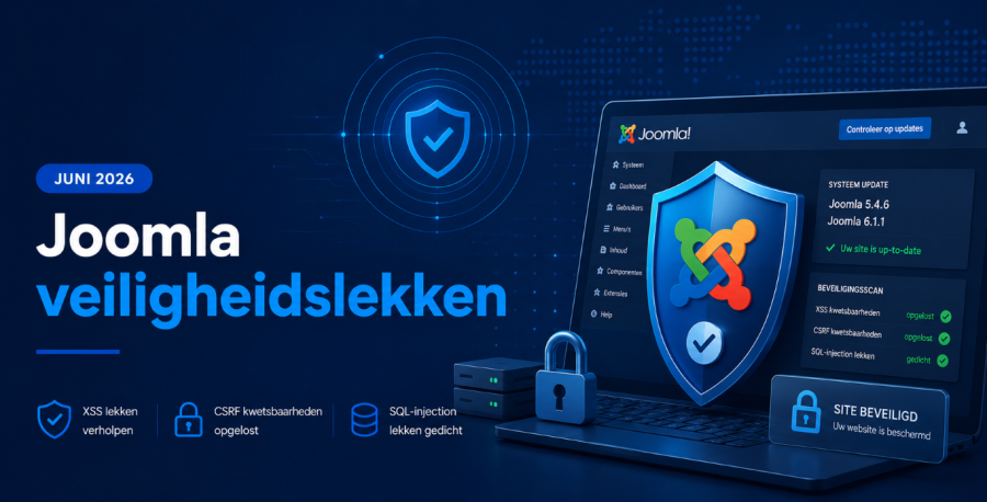 Joomla extensies veiligheidslekken Juni 2026